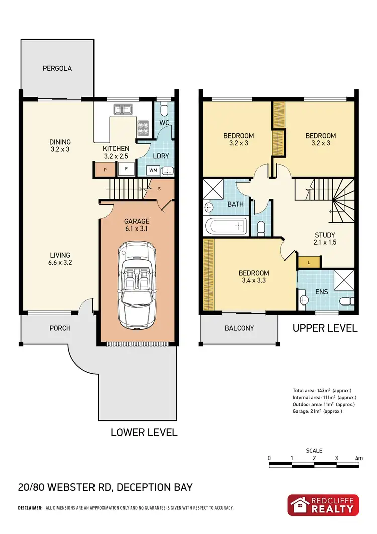 Floorplan of Homely townhouse listing, 20/80 Webster Road, Deception Bay QLD 4508