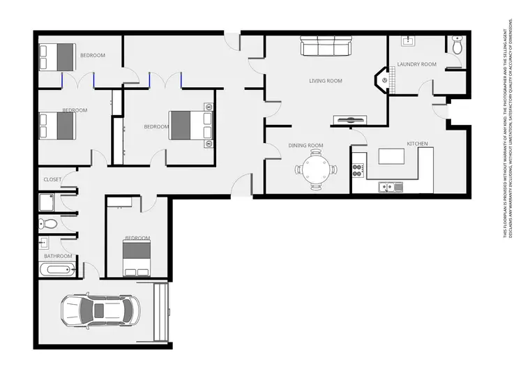 Floorplan of Homely house listing, 5-7 Pickering Street, Ouyen VIC 3490
