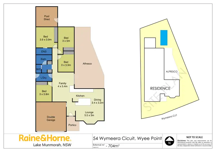Floorplan of Homely house listing, 54 Wymeera Circuit, Wyee Point NSW 2259