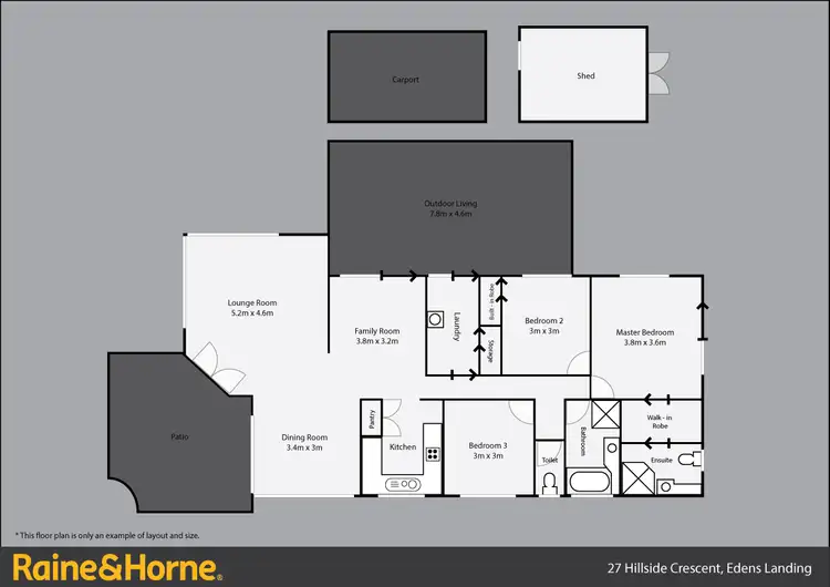 Floorplan of Homely house listing, 27 Hillside Cres, Edens Landing QLD 4207
