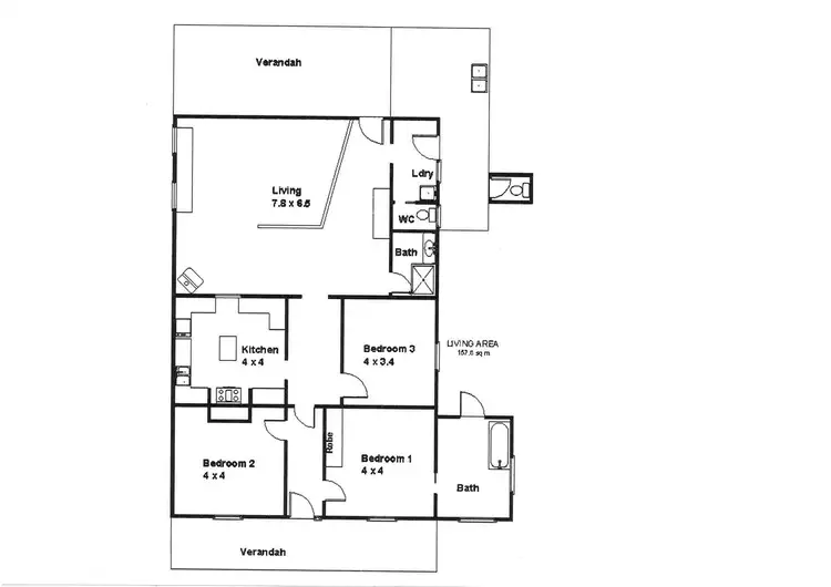 Floorplan of Homely house listing, 12627 Sturt Highway, Waikerie SA 5330