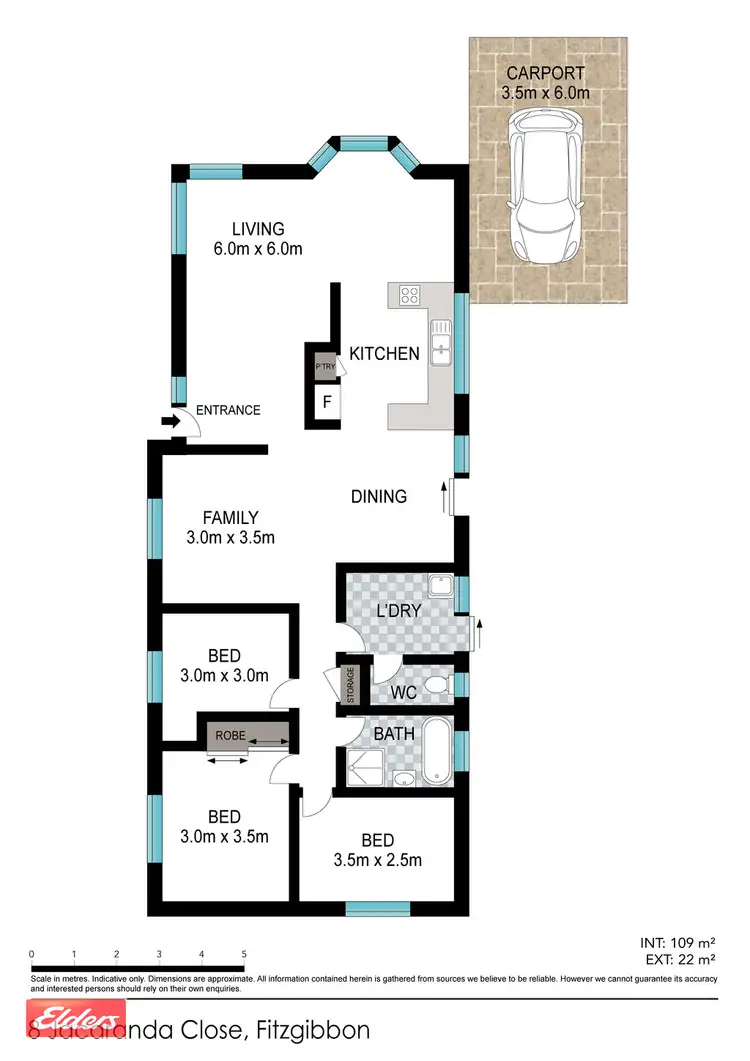 Floorplan of Homely house listing, 8 Jacaranda Close, Fitzgibbon QLD 4018