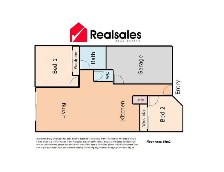 Floorplan of Homely townhouse listing, 39/14 Everest Street, Warner QLD 4500