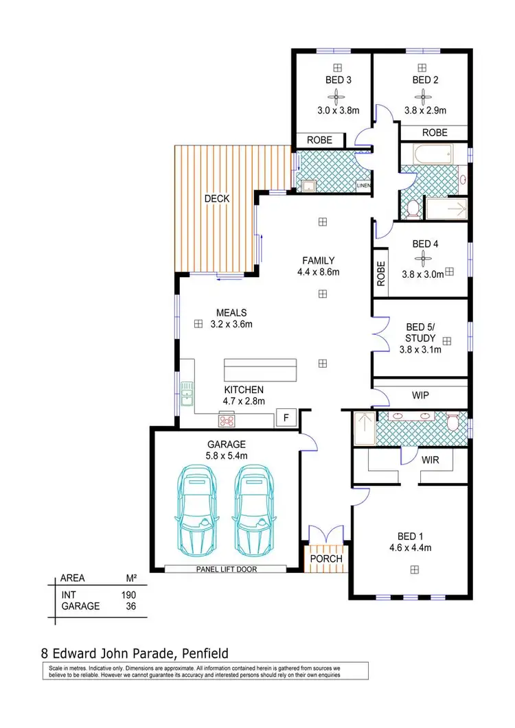Floorplan of Homely house listing, 8 Edward John Parade 'Eyre', Penfield SA 5121