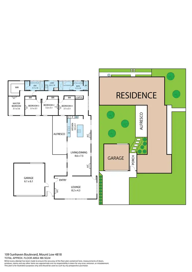 Floorplan of Homely house listing, 109 Sunhaven Boulevard, Burdell QLD 4818
