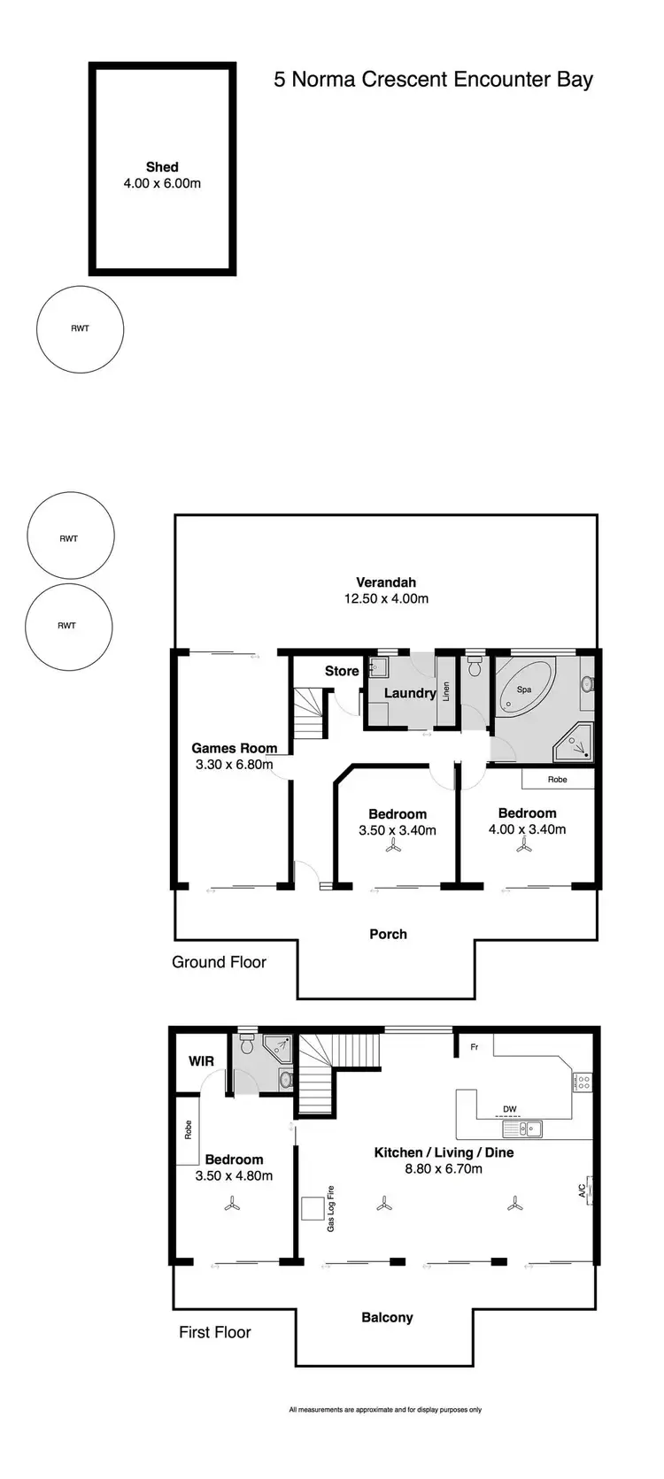 Floorplan of Homely house listing, 5 NORMA CRESCENT, Encounter Bay SA 5211