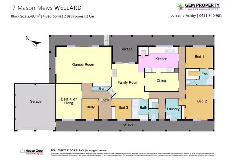 Floorplan of Homely house listing, 7 Mason Mews, Wellard WA 6170
