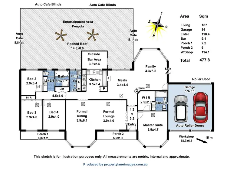 Floorplan of Homely house listing, 30 Hughes Court Yattalunga Via, One Tree Hill SA 5114