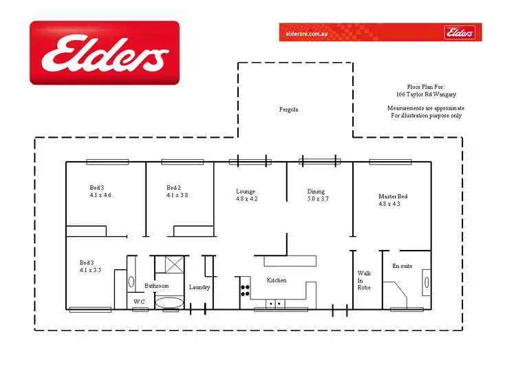 Floorplan of Homely house listing, 166 TAYLOR ROAD, Wangary SA 5607