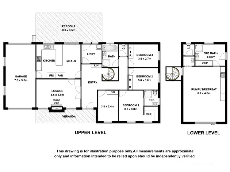 Floorplan of Homely house listing, 7 Kalimna Crescent, Mount Gambier SA 5290