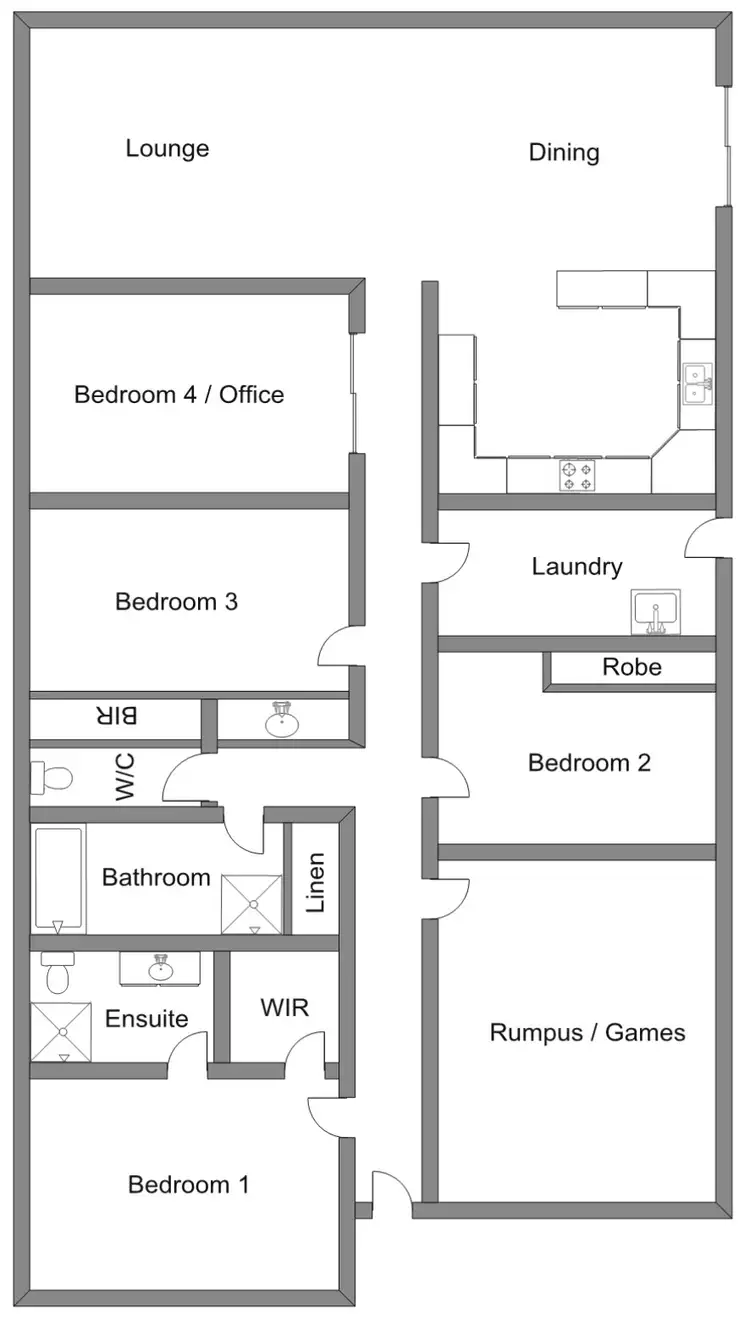 Floorplan of Homely house listing, 183 Victoria Parade, Bordertown SA 5268