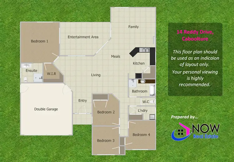 Floorplan of Homely house listing, 14 Reddy Drive, Caboolture QLD 4510