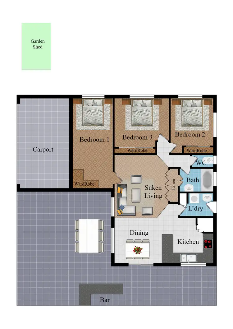 Floorplan of Homely house listing, 183 Balgal Beach Road, Balgal Beach QLD 4816
