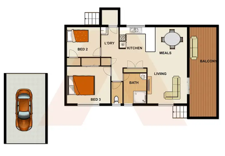 Floorplan of Homely house listing, 21 Cedar Drive, Stapylton QLD 4207