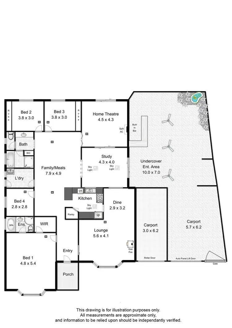 Floorplan of Homely house listing, 20 NORTHUMBERLAND ROAD, Onkaparinga Hills SA 5163