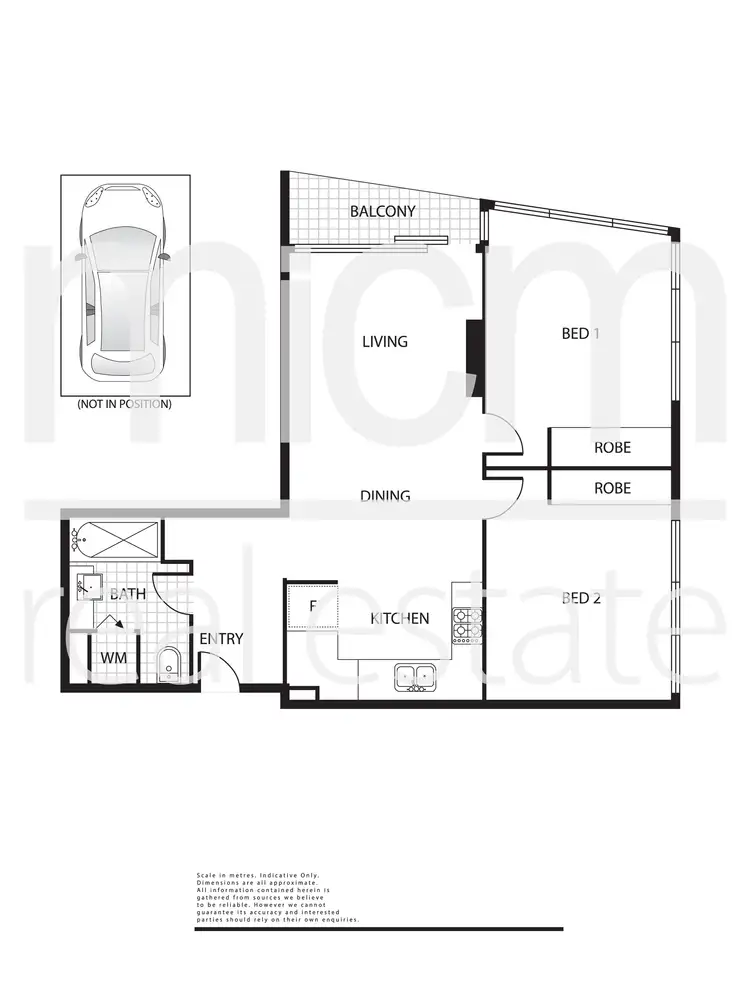 Floorplan of Homely apartment listing, 1310/180 City Road, Southbank VIC 3006