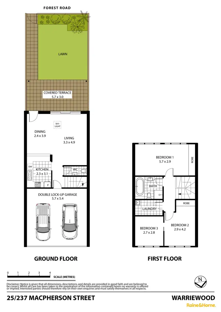 Floorplan of Homely townhouse listing, 25/237 Macpherson Street, Warriewood NSW 2102