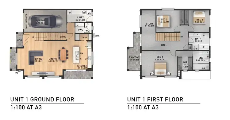 Floorplan of Homely townhouse listing, 1 /143 Murray Road, Port Noarlunga SA 5167