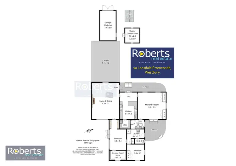 Floorplan of Homely house listing, 1a Lonsdale Promenade, Westbury TAS 7303