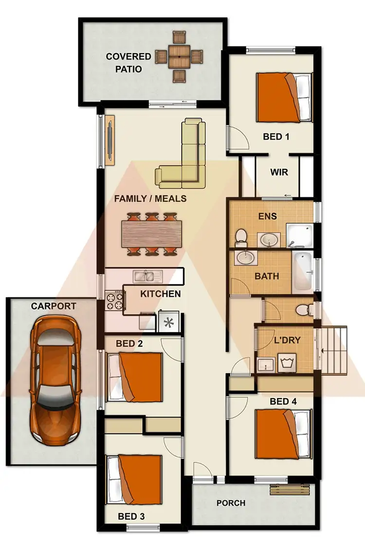 Floorplan of Homely house listing, 38 Gippsland Circuit, Forest Lake QLD 4078