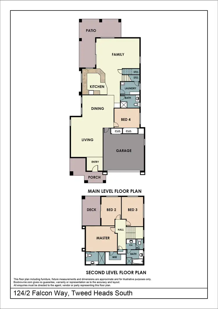 Floorplan of Homely house listing, 124/2 Falcon Way, Tweed Heads South NSW 2486