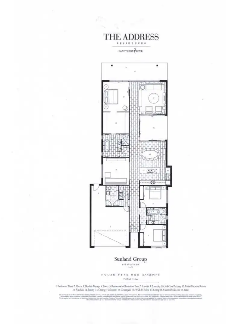 Floorplan of Homely house listing, 2602 THE ADDRESS, Sanctuary Cove QLD 4212