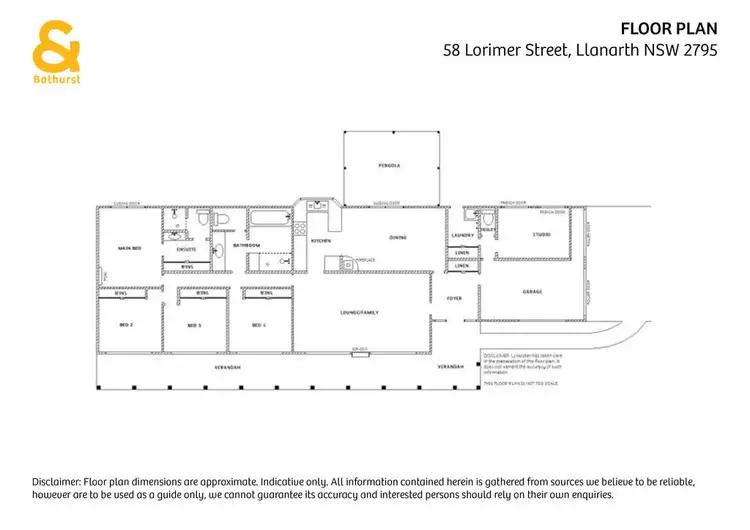 Floorplan of Homely house listing, 58 Lorimer Street, Llanarth NSW 2795