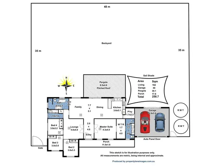 Floorplan of Homely house listing, 3 Dunlop Boulevard, Lewiston SA 5501
