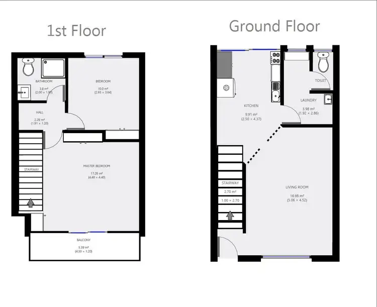 Floorplan of Homely house listing, 2/5 Swanbourne Street, Fremantle WA 6160