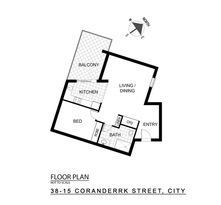 Floorplan of Homely house listing, 38/15 Coranderrk Street, City ACT 2601