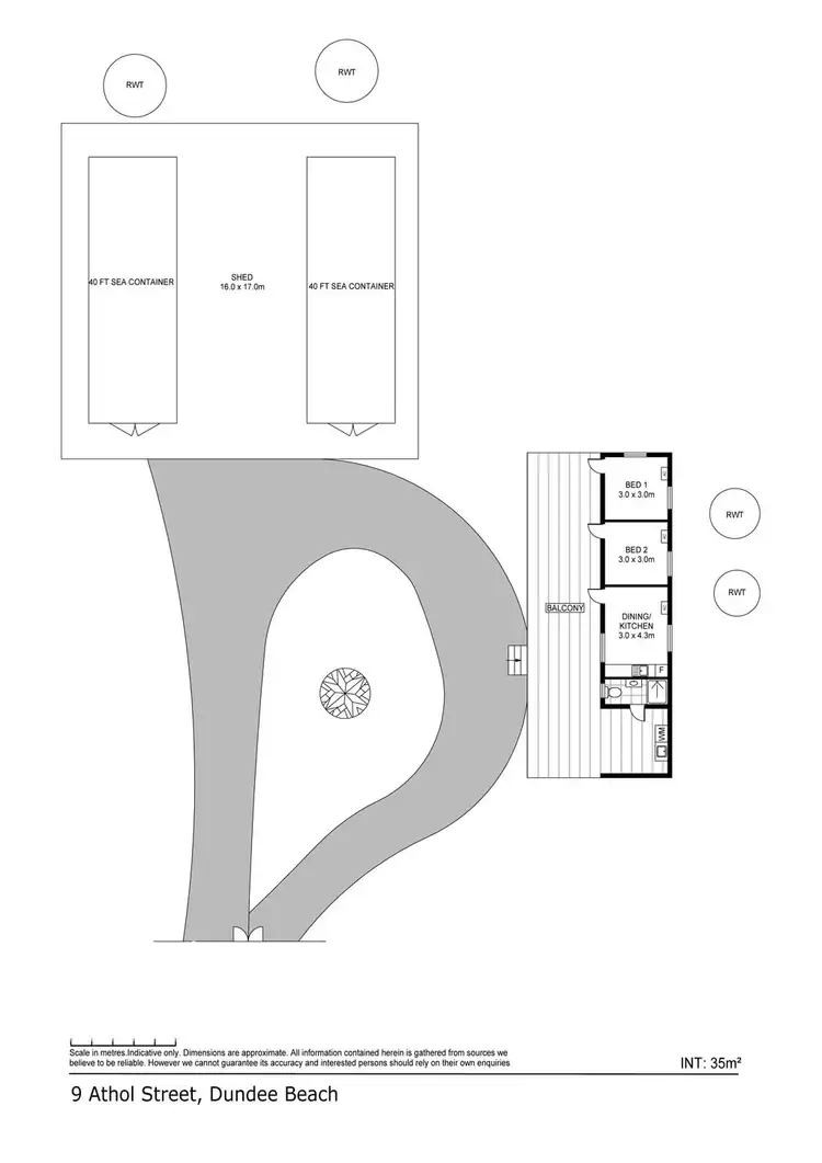 Floorplan of Homely rural property listing, Section 3901 9 Athol Street, Dundee Beach NT 840