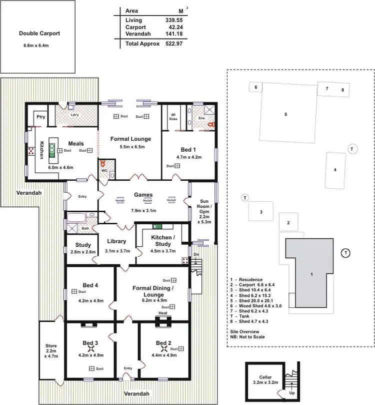 Floorplan of Homely house listing, 18 Fromm Square, Williamstown SA 5351