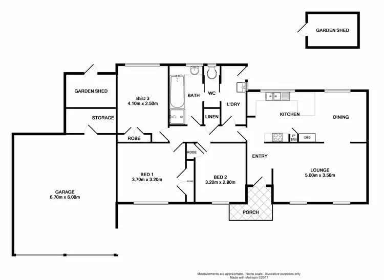 Floorplan of Homely house listing, 38 Wiltshire Crescent, Wodonga VIC 3690
