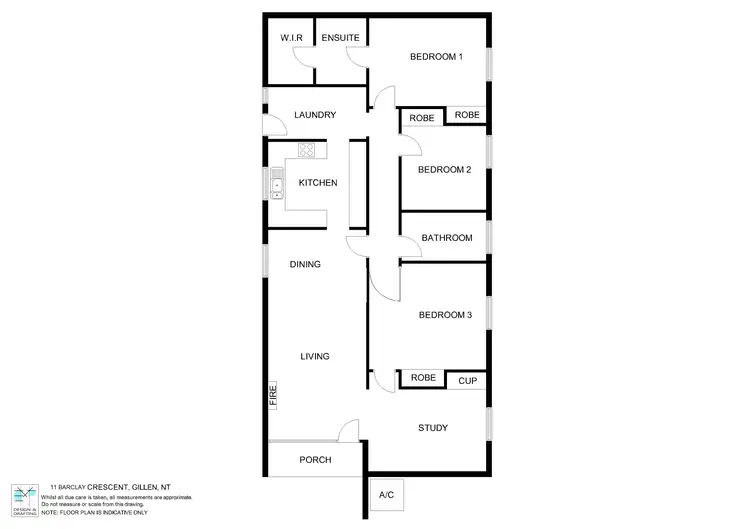 Floorplan of Homely house listing, 11 Barclay Cres, Gillen NT 870