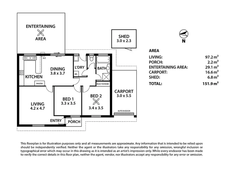 Floorplan of Homely house listing, 2/8 Parker Avenue, Strathalbyn SA 5255