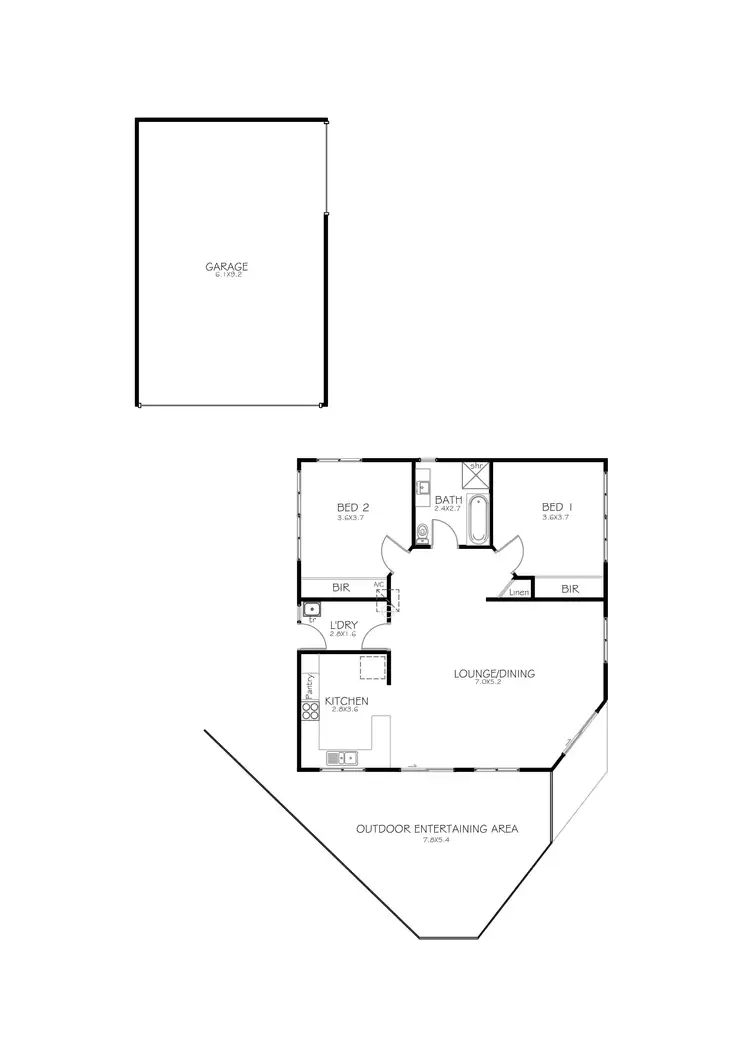 Floorplan of Homely house listing, 53 Esplanade, Coffin Bay SA 5607