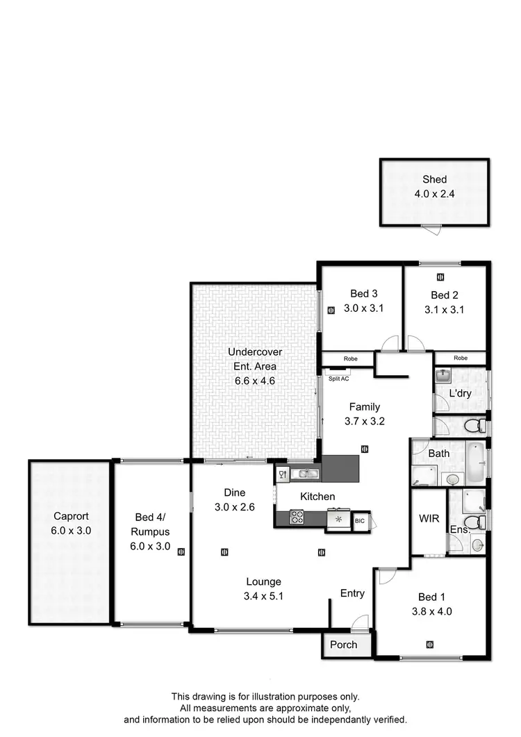 Floorplan of Homely house listing, 6 CHATSWORTH COURT, Hallett Cove SA 5158