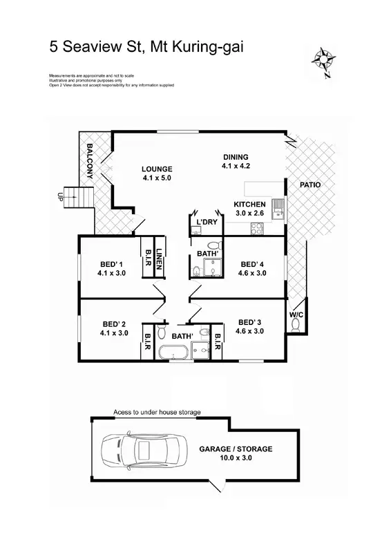 Floorplan of Homely house listing, 5 Seaview Street, Mount Kuring-gai NSW 2080