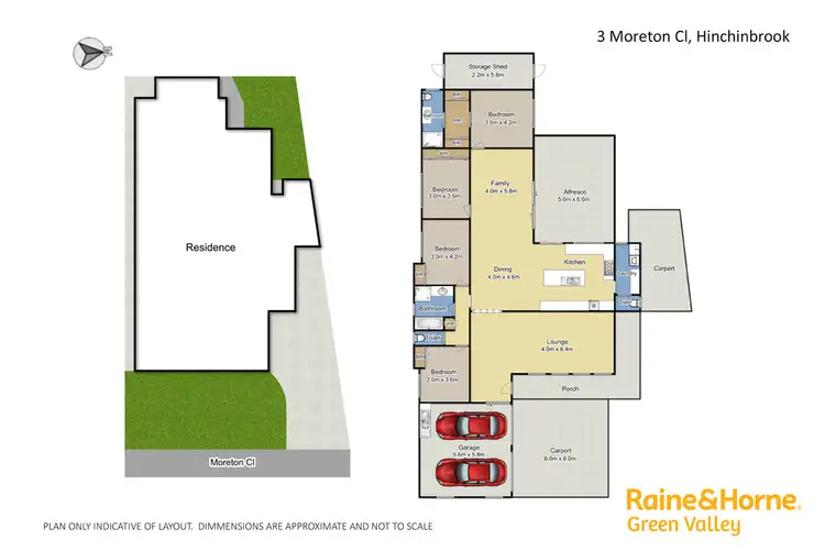 Floorplan of Homely house listing, 3 Moreton Close, Hinchinbrook NSW 2168