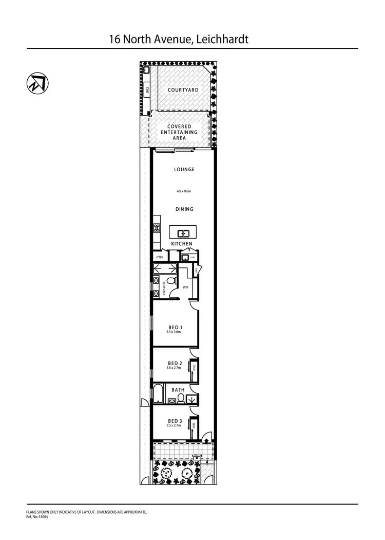 Floorplan of Homely house listing, 16 North Avenue, Leichhardt NSW 2040