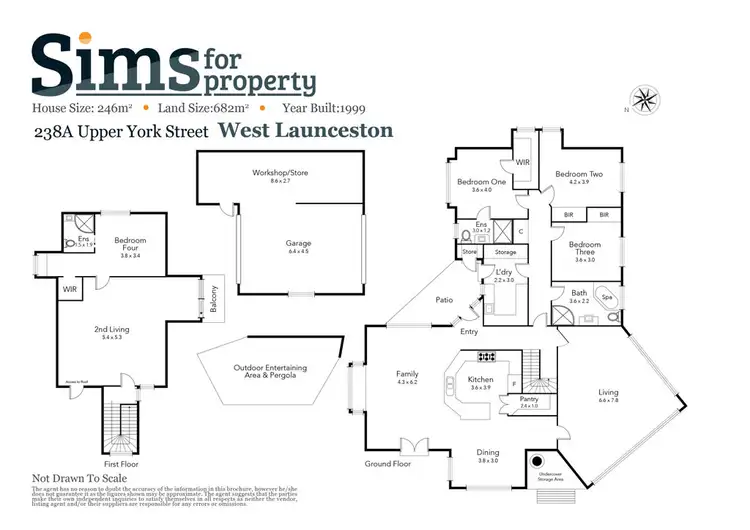 Floorplan of Homely house listing, 328A Upper York Street, West Launceston TAS 7250