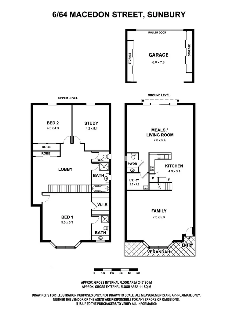 Floorplan of Homely townhouse listing, 6/64 Macedon Street, Sunbury VIC 3429