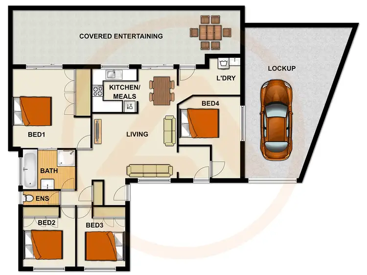 Floorplan of Homely house listing, 17 Burdekin Court, Hillcrest QLD 4118