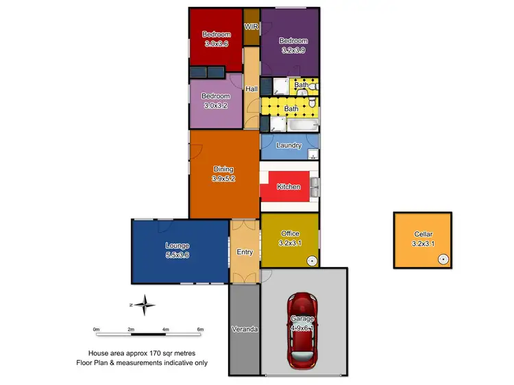 Floorplan of Homely house listing, 14 Maple Avenue, Orange NSW 2800