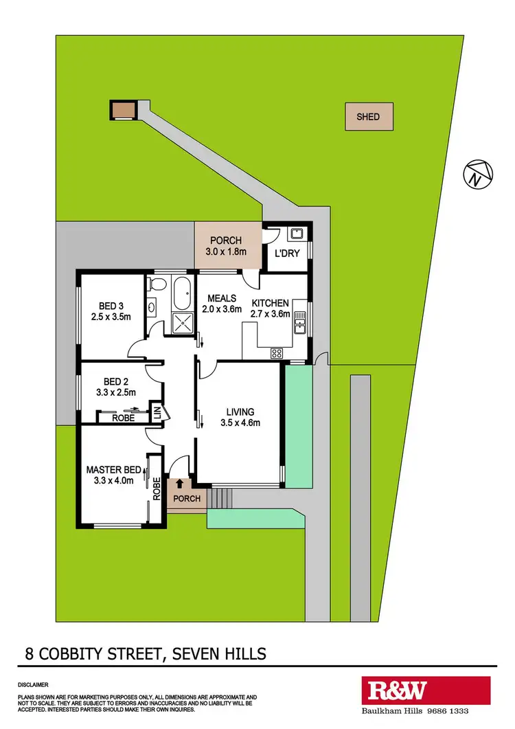 Floorplan of Homely house listing, 8 Cobbity Street, Seven Hills NSW 2147