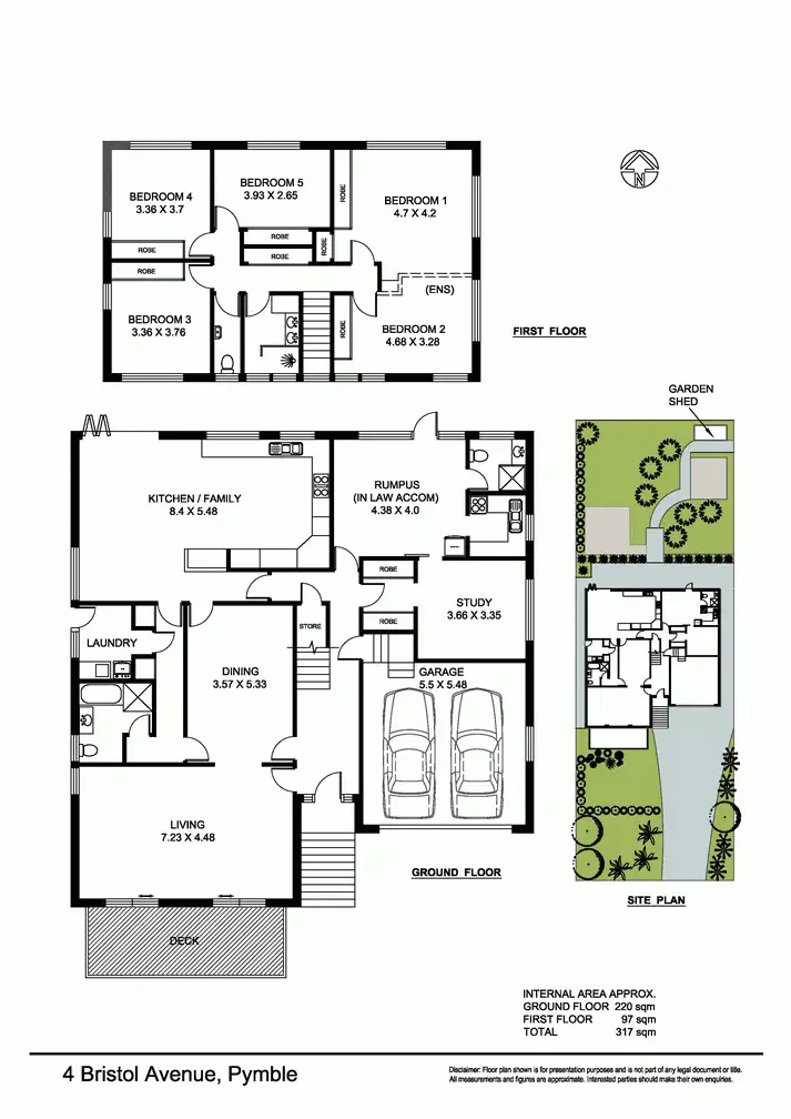 Floorplan of Homely house listing, 4 Bristol, Pymble NSW 2073