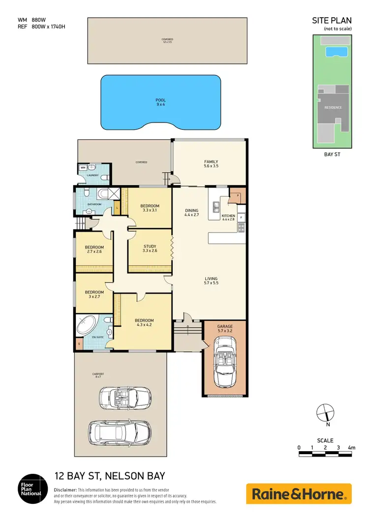 Floorplan of Homely house listing, 12 Bay Street, Nelson Bay NSW 2315