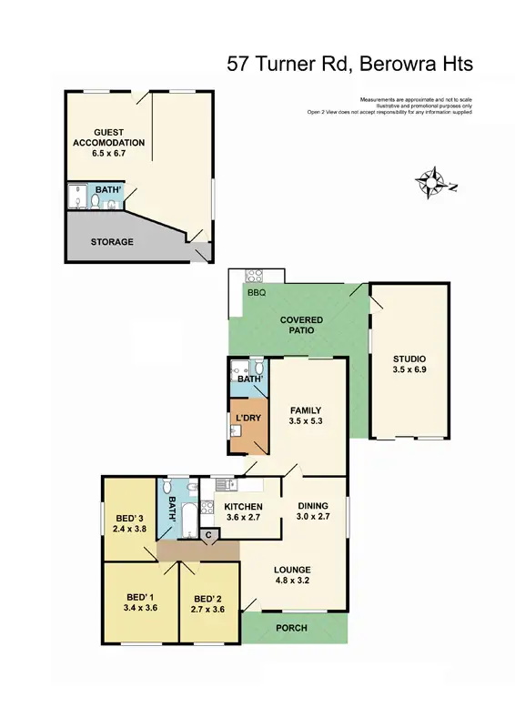 Floorplan of Homely house listing, 57 Turner Road, Berowra Heights NSW 2082