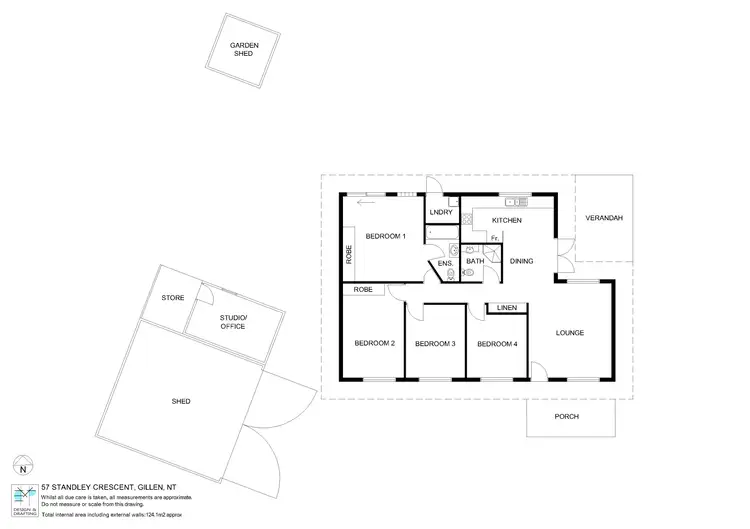 Floorplan of Homely house listing, 57 Standley Cres, Gillen NT 870