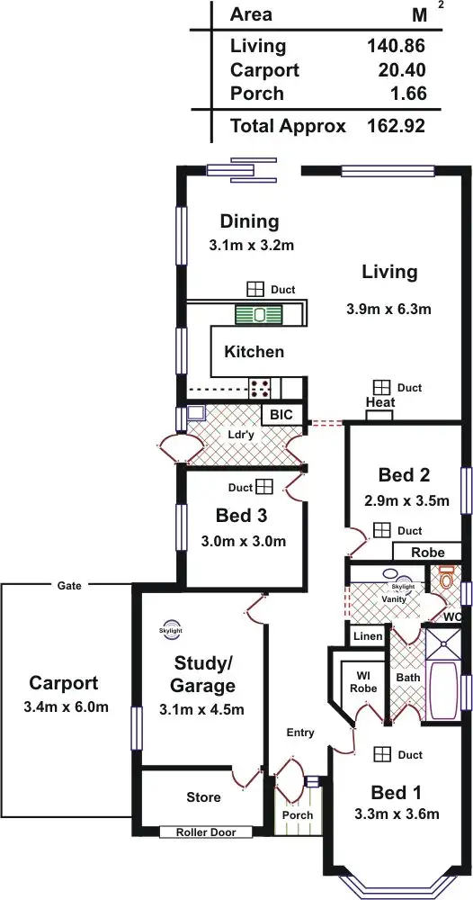 Floorplan of Homely house listing, 15 Lawrence Avenue, Gawler South SA 5118